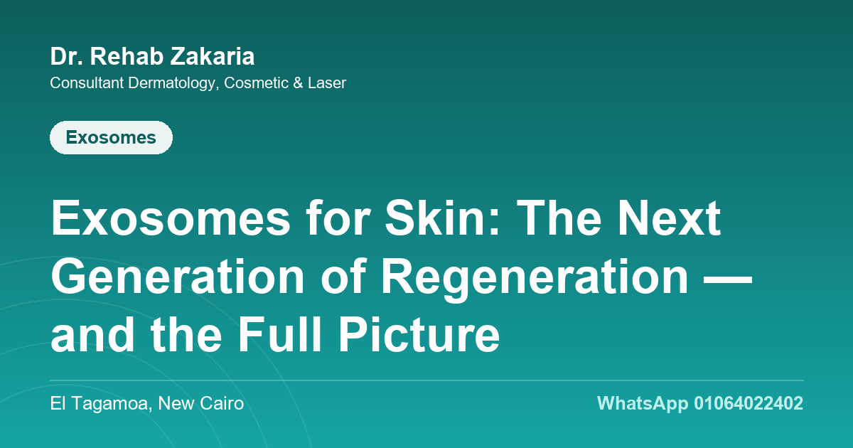 Blog exosomes for skin
