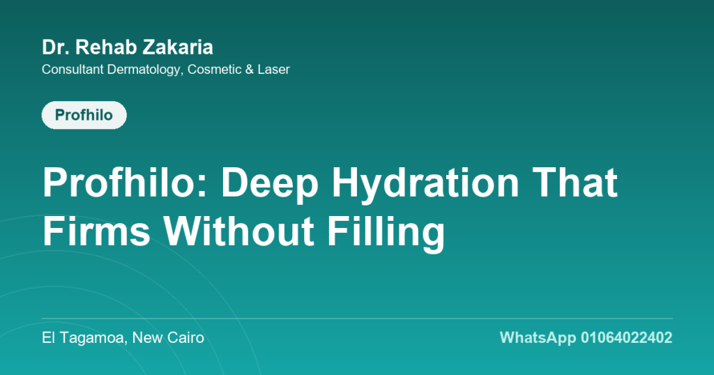 Profhilo: Deep Hydration That Firms Without Filling profhilo